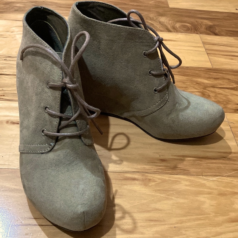 Suede Booties